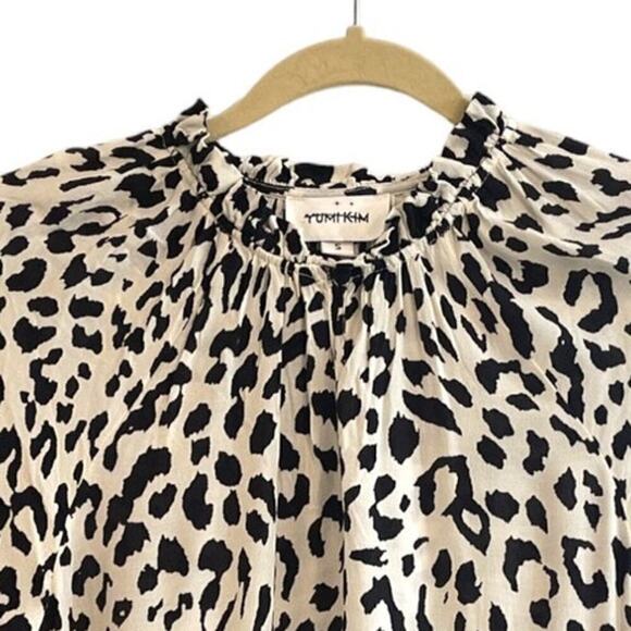 Maternity Dress Anthropologie x Yumi Kim Leopard Ivory Aura Size Small - Picture 10 of 13